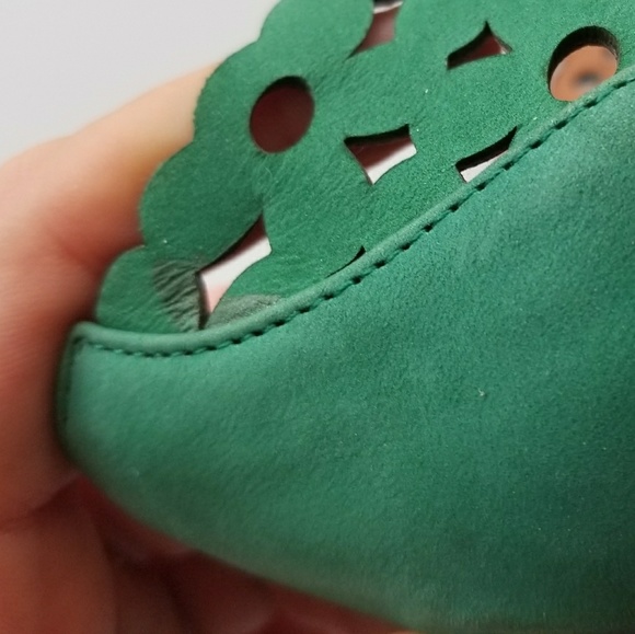 Jeffrey Campbell Green Flower Flats - Picture 7 of 7